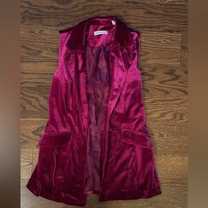 Velvet vest